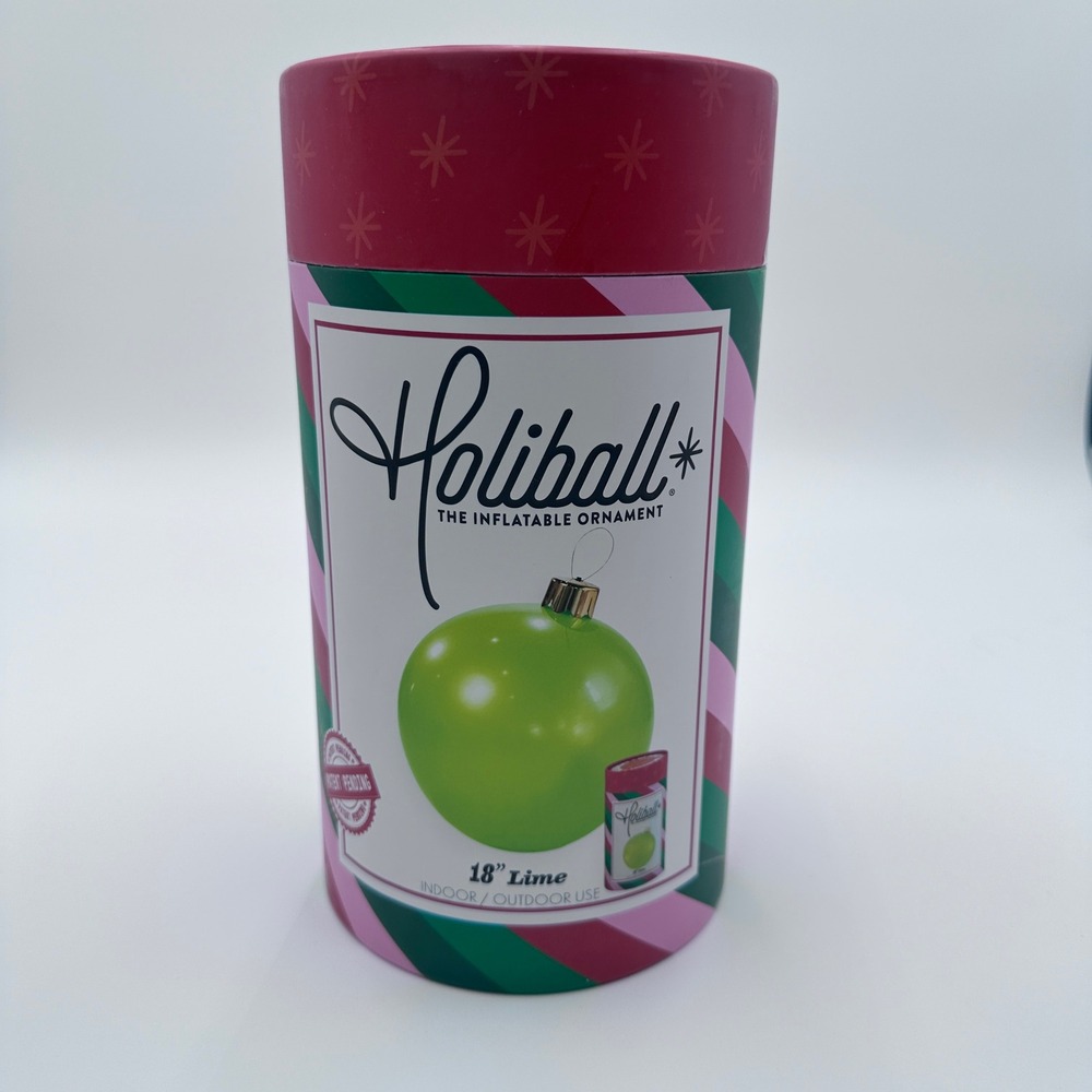 Holiball‎ 18" Inflatable Ornament Grinch Neon Lime green Outdoor Indoor